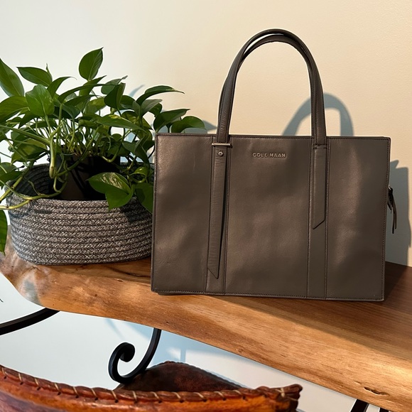 Cole Haan Leather Tote Bag - Picture 2 of 4